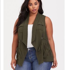 Torrid cargo vest size 1